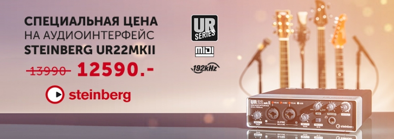 Акция на STEINBERG UR22MKII